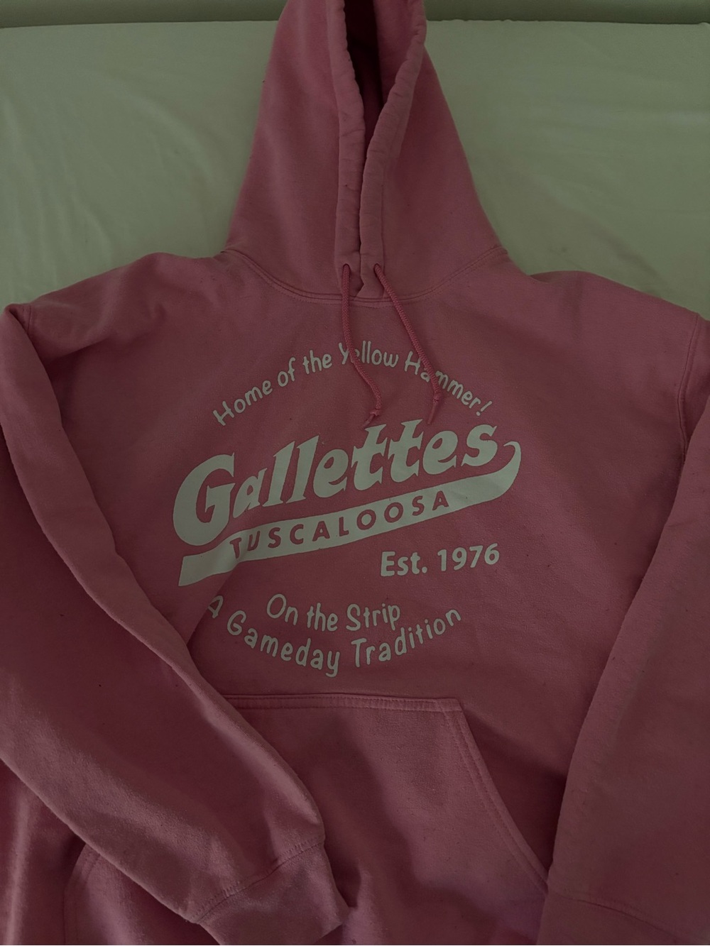 Gallettes Tuscaloosa Pink Logo Hoodie